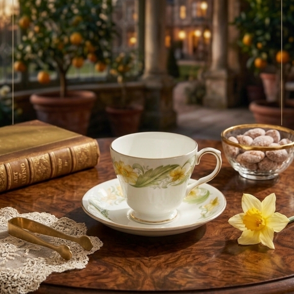 Anthropologie Accessories - Copy Victorian Fine China Cottagecore Tea Party Decor Tea Set Tea Cup & Saucer